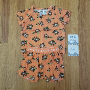 Bonds Disney Moana Kakamora PJ Shorts Set